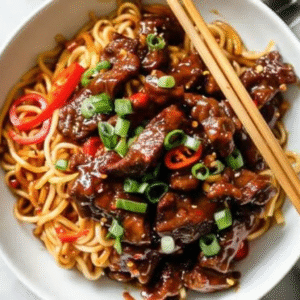 Crispy Beef Noddles